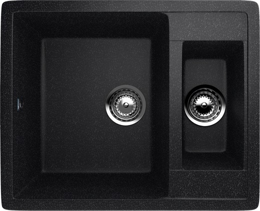 Мойка Ulgran U-106-308 черная 600х485мм