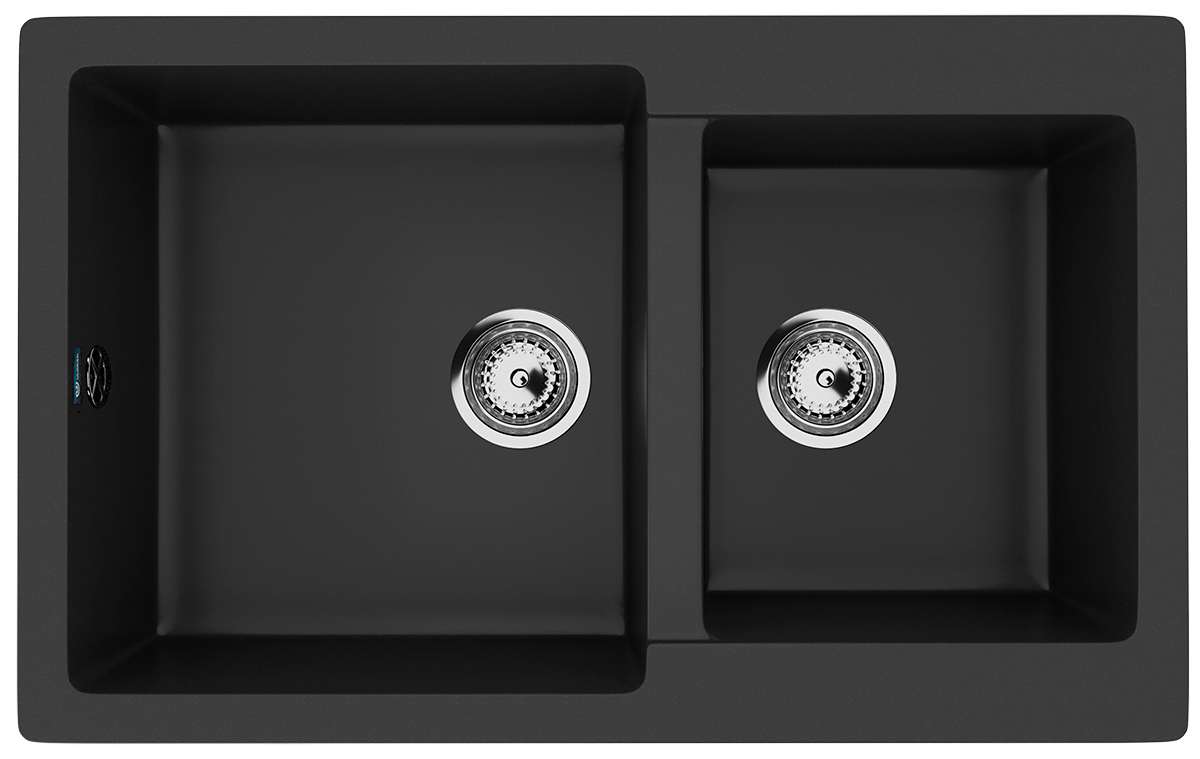Мойка Ulgran U-505-344 ультра-черная 770х500мм