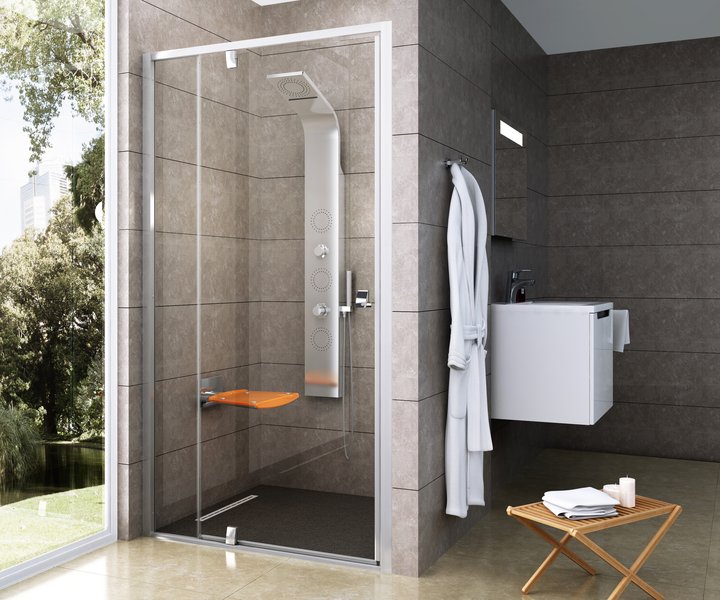 Дверь душевая PDOP2-100 белый/белый TRANSPARENT Дверь душевая PDOP2-100 белый/белый TRANSPARENT