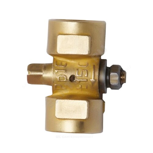 Кран для манометра 3/ход Ду15 г/г М20х1,5 11б18бк, без рукоятки, без фланца