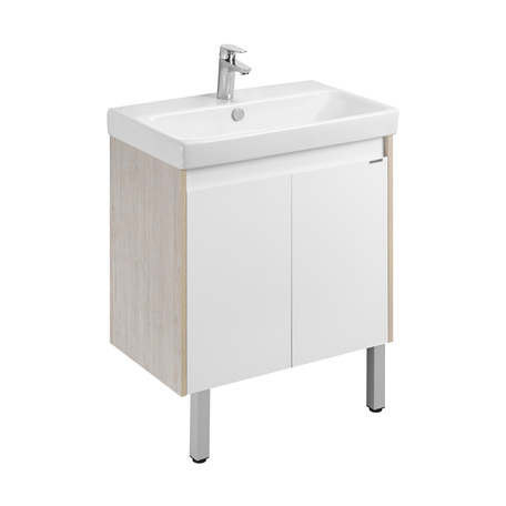 Тумба под раковину Aquaton Сканди Doors 70 белый глянец/дуб верона, под умывальник Адриана 70 Тумба под раковину Aquaton Сканди Doors 70 белый глянец/дуб верона, под умывальник Адриана 70