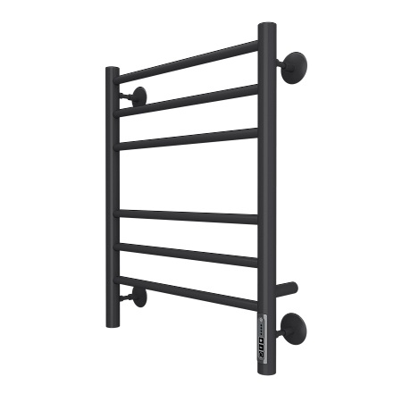 Электрический полотенцесушитель П6 Аврора 400х650 (встроенный диммер) RAL 9005 матовый