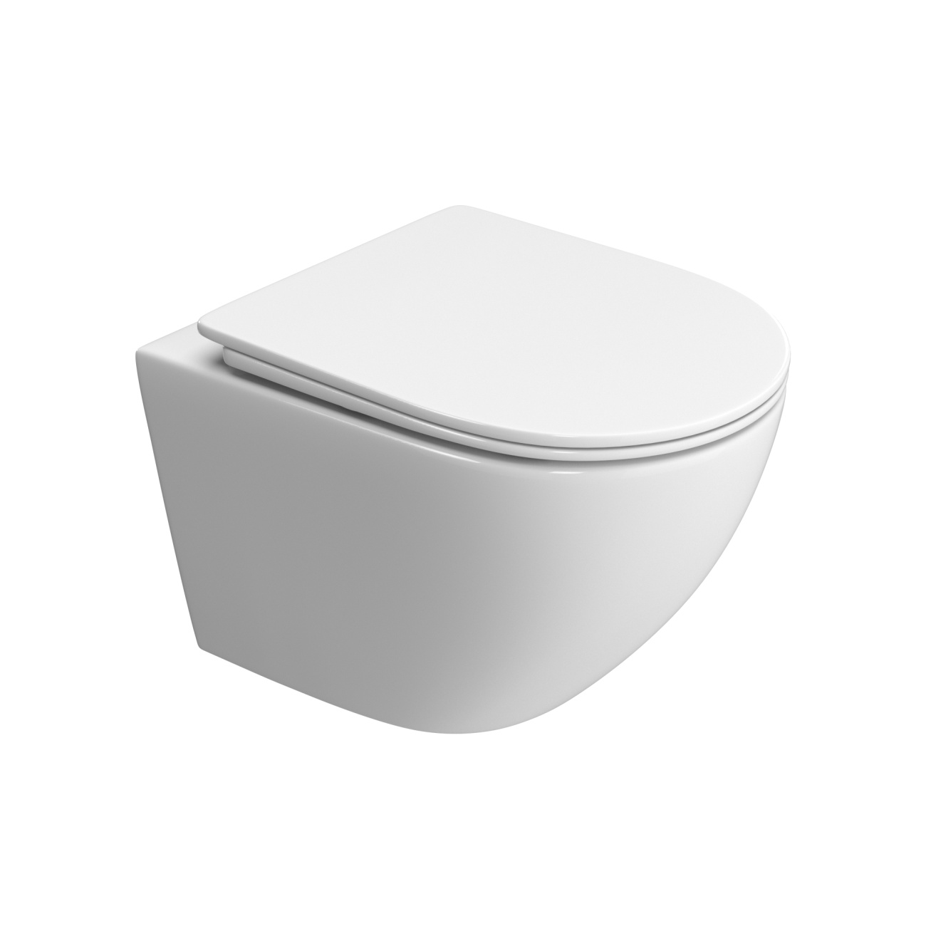 Унитаз BelBagno UNO-TOR подвесной, безободковый, с системой смыва "Торнадо", с сиденьем soft close, цвет белый