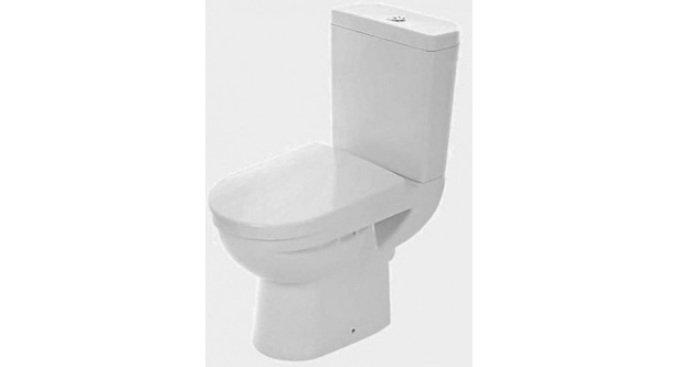 Унитаз-компакт "Сити" Smart sant, 2-реж.арматура Geberit, сиденье дюропласт с микролифтом, быстросъем, универсальный выпуск, белый