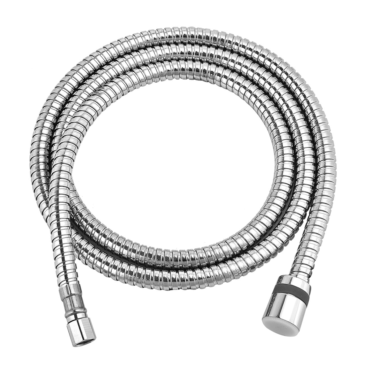 Шланг гибкий двухзагибный 1,5 м для лейки кухонного смесителя с вытяжным изливом, 1/2"-F(М12), EPDM-сталь хромированная, LEMARK