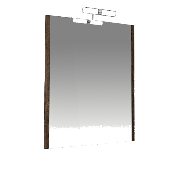 006.42.0600.001.01.01.U ЭКО-wood Зеркало 60 с подсветкой дуб темный