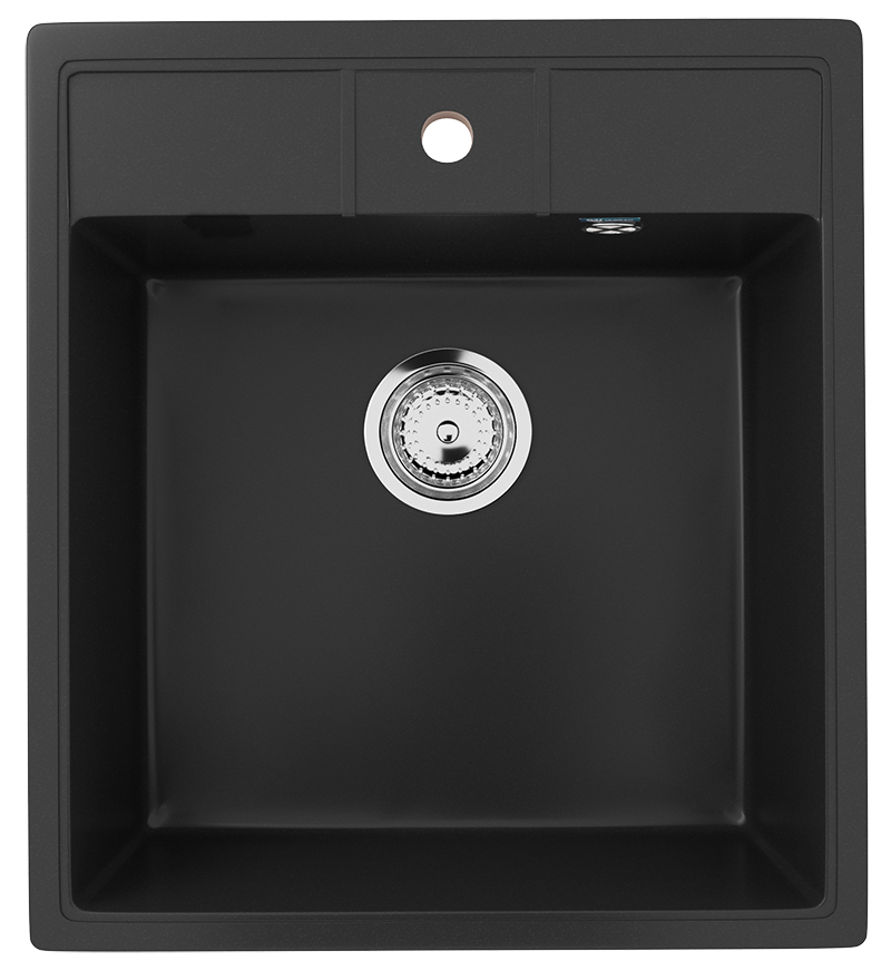 Мойка Ulgran U-406-344 ультра-черная 500х445мм
