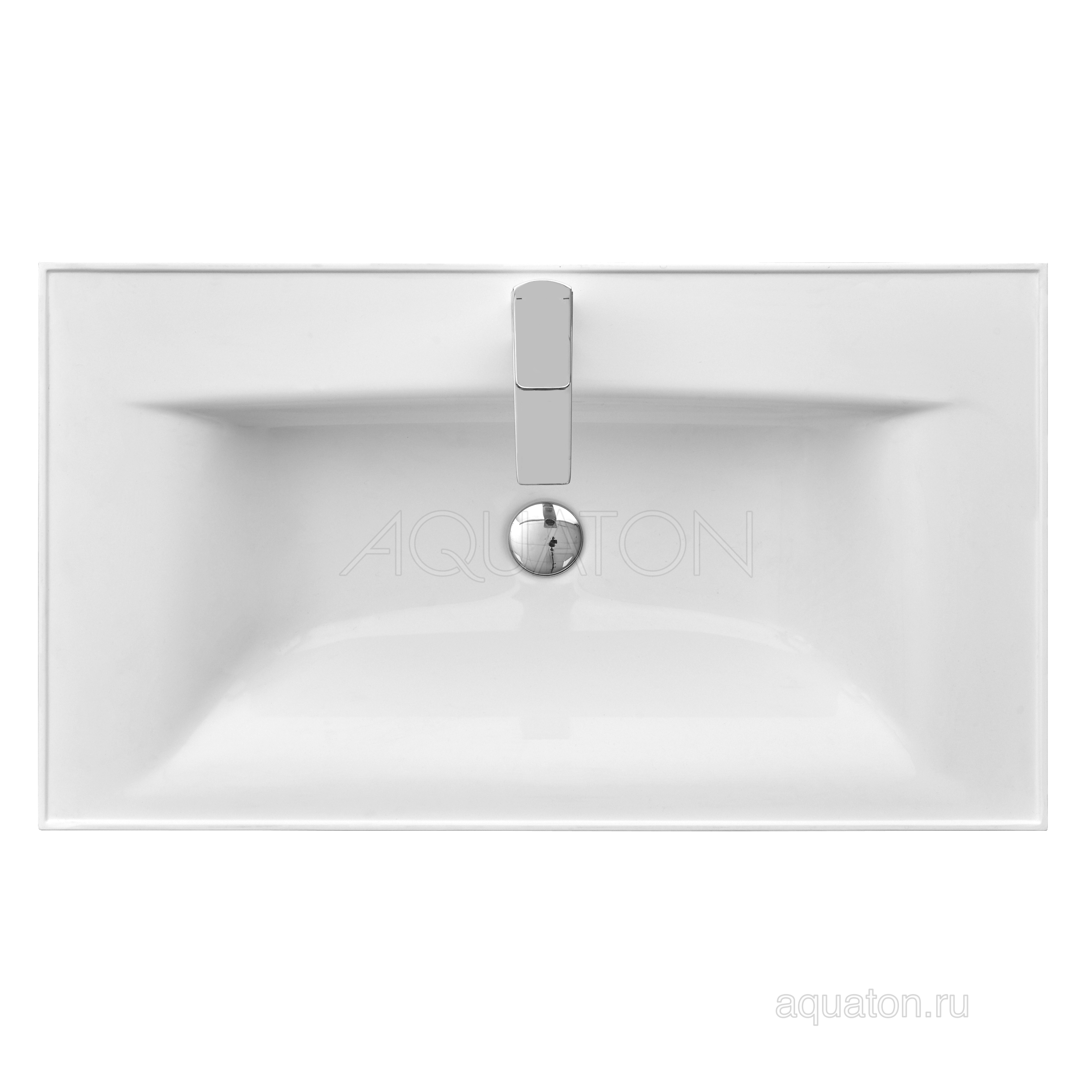 Раковина AQUATON Айрис 80 белая, 802х452 мм Раковина AQUATON Айрис 80 белая, 802х452 мм