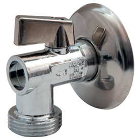Кран шаровой, угловой, хромированный, c уплотнительным кольцом 1/2"х3/4" Giacomini