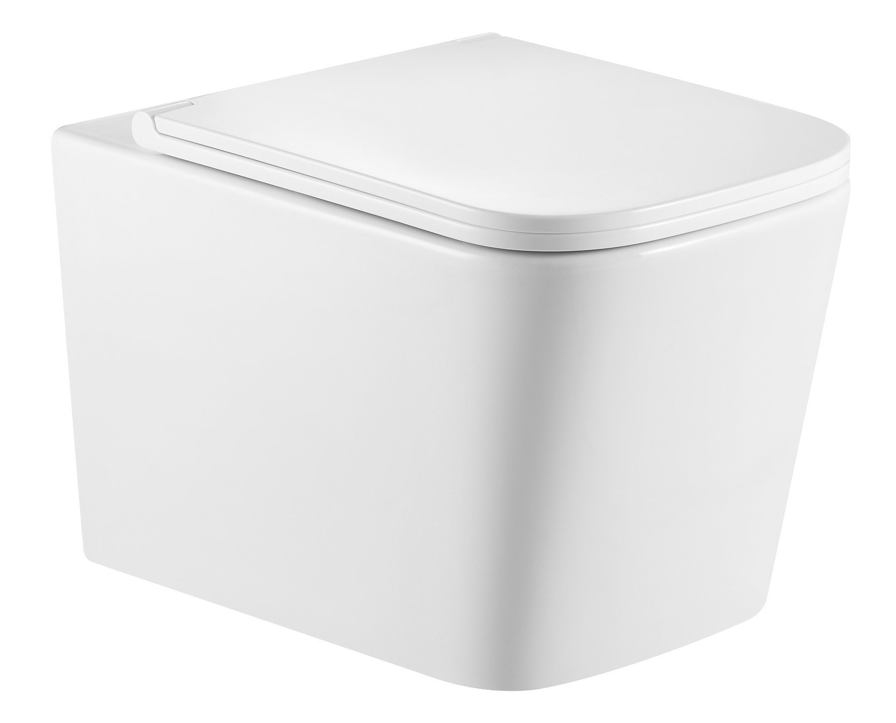 Унитаз подвесной безободковый Triton-Pro Verso VO-3032, 525*345*360 мм, горизонтальный выпуск, быстросъемное сиденье с функцией плавного опускания