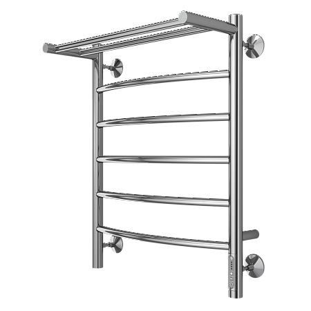 Электрический полотенцесушитель П6 Классик с полкой 500х650 (quick touch), 532х650х500 мм