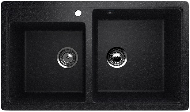 Мойка Ulgran U-200-308 черная 840х485мм