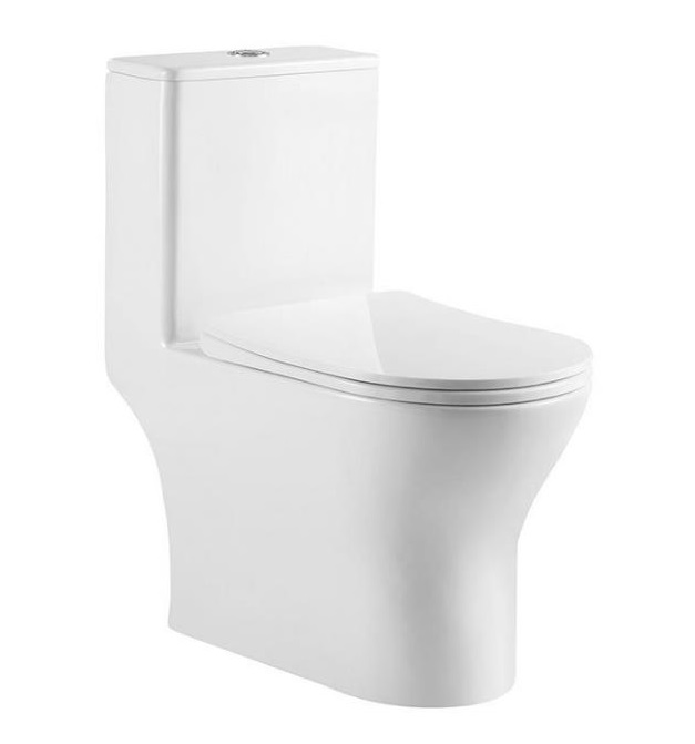 Унитаз-моноблок BelBagno LOUNGE безободковый с сиденьем дюропласт soft close, P-trap