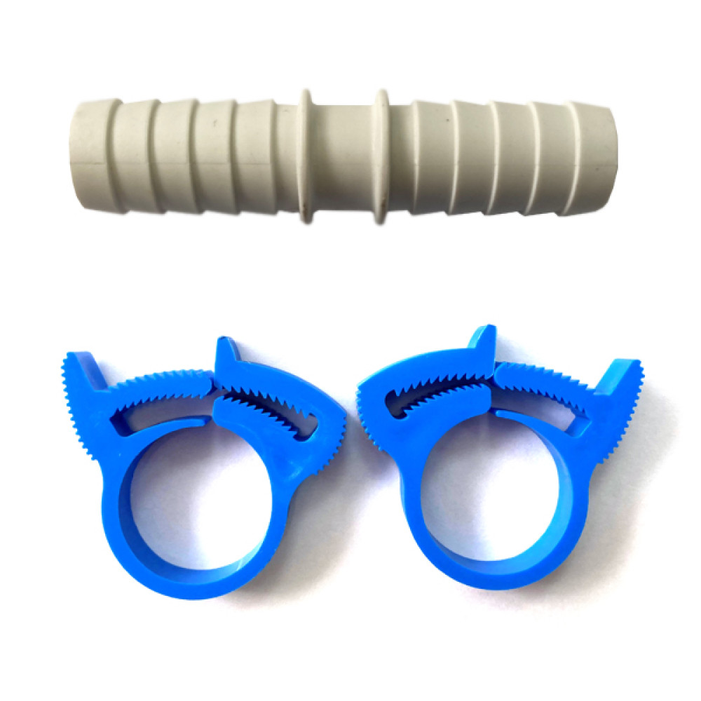 Набор для соединения шлангов D1/2х1/2 с 2-мя пластиковыми хомутами