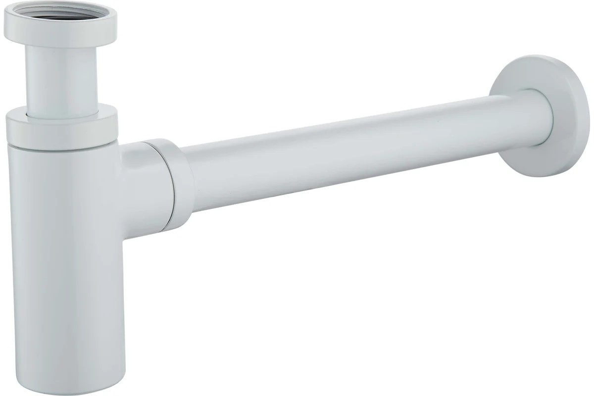 Сифон для раковины, 11/4-32, без выпуска, белый RAGLO
