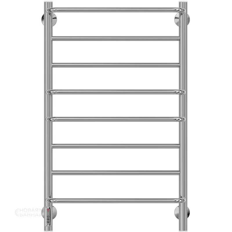 Электрический полотенцесушитель П8 Евромикс 500х850 (встроенный диммер слева),532х850х500 мм