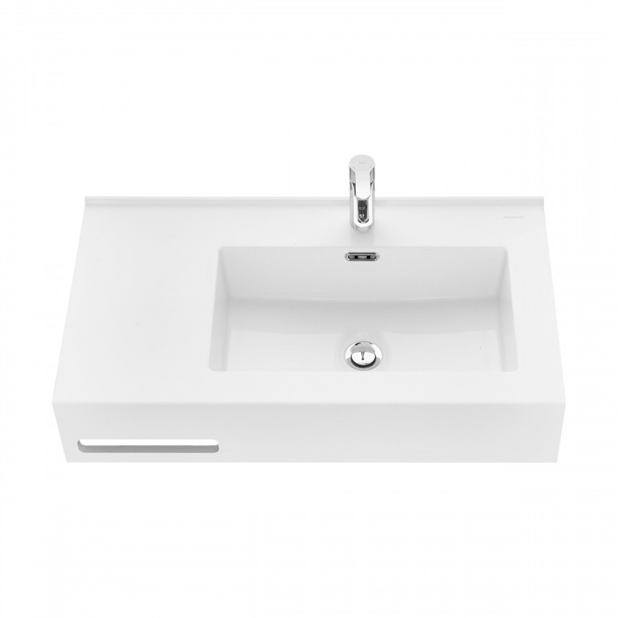 Раковина AQUATON Квадро Про 80 правая