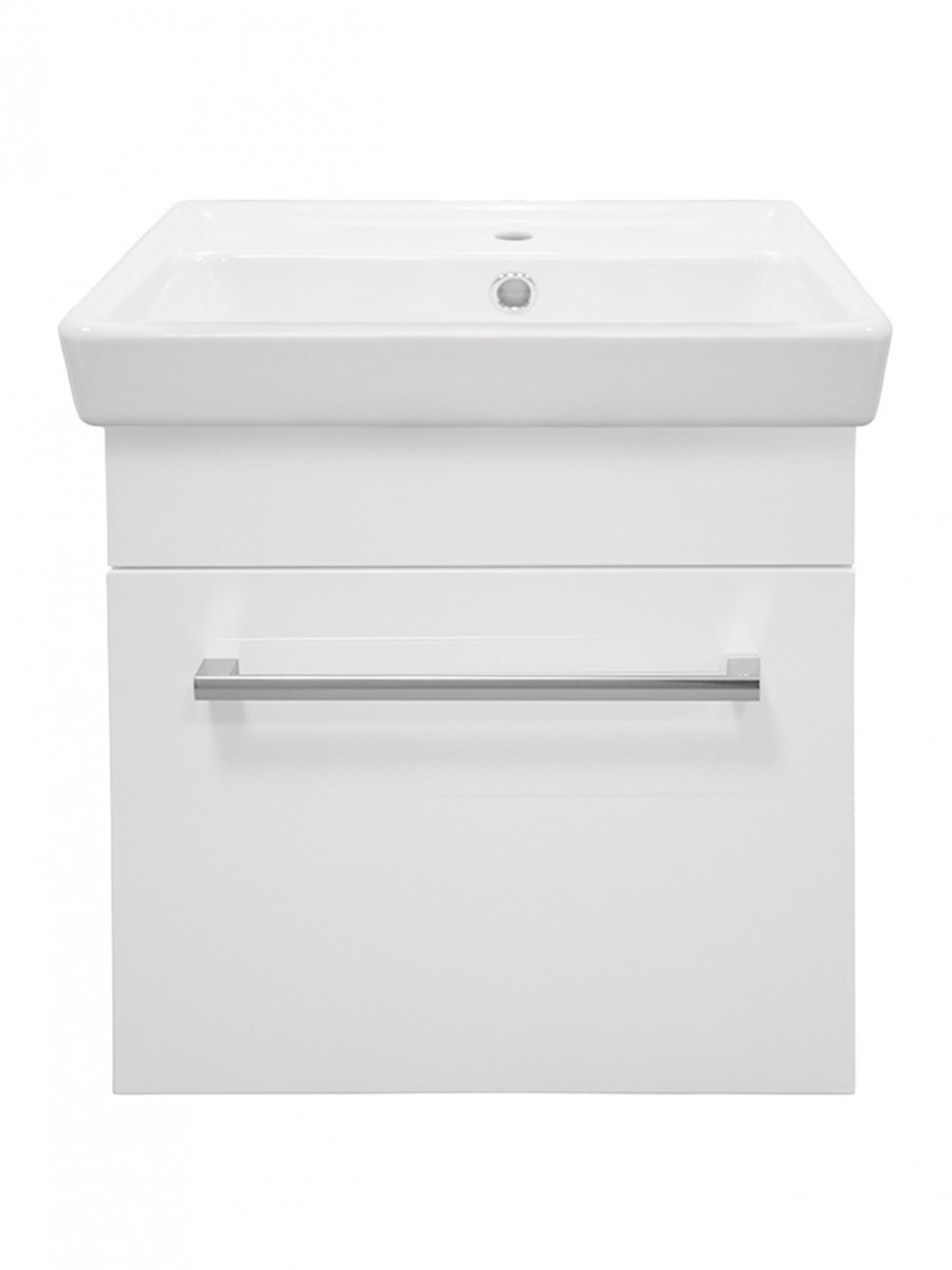 Тумба под раковину Aquaton Поль 50 белая под умывальник Тигода 50