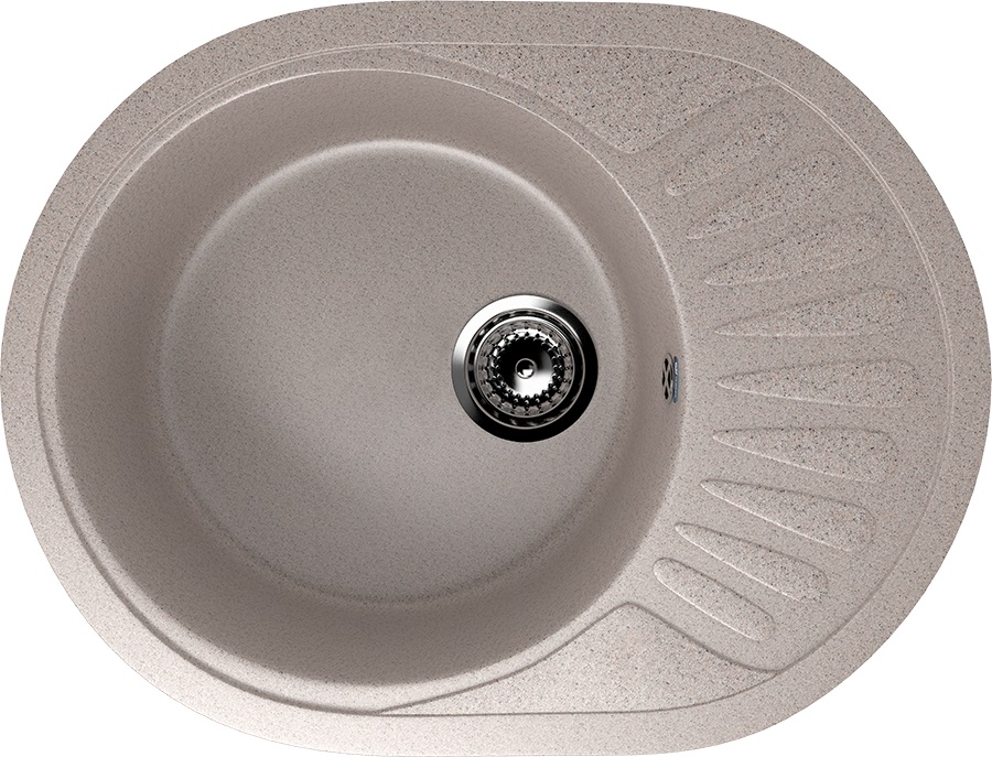 Мойка Ulgran U-107M-302 песочная 570х450мм