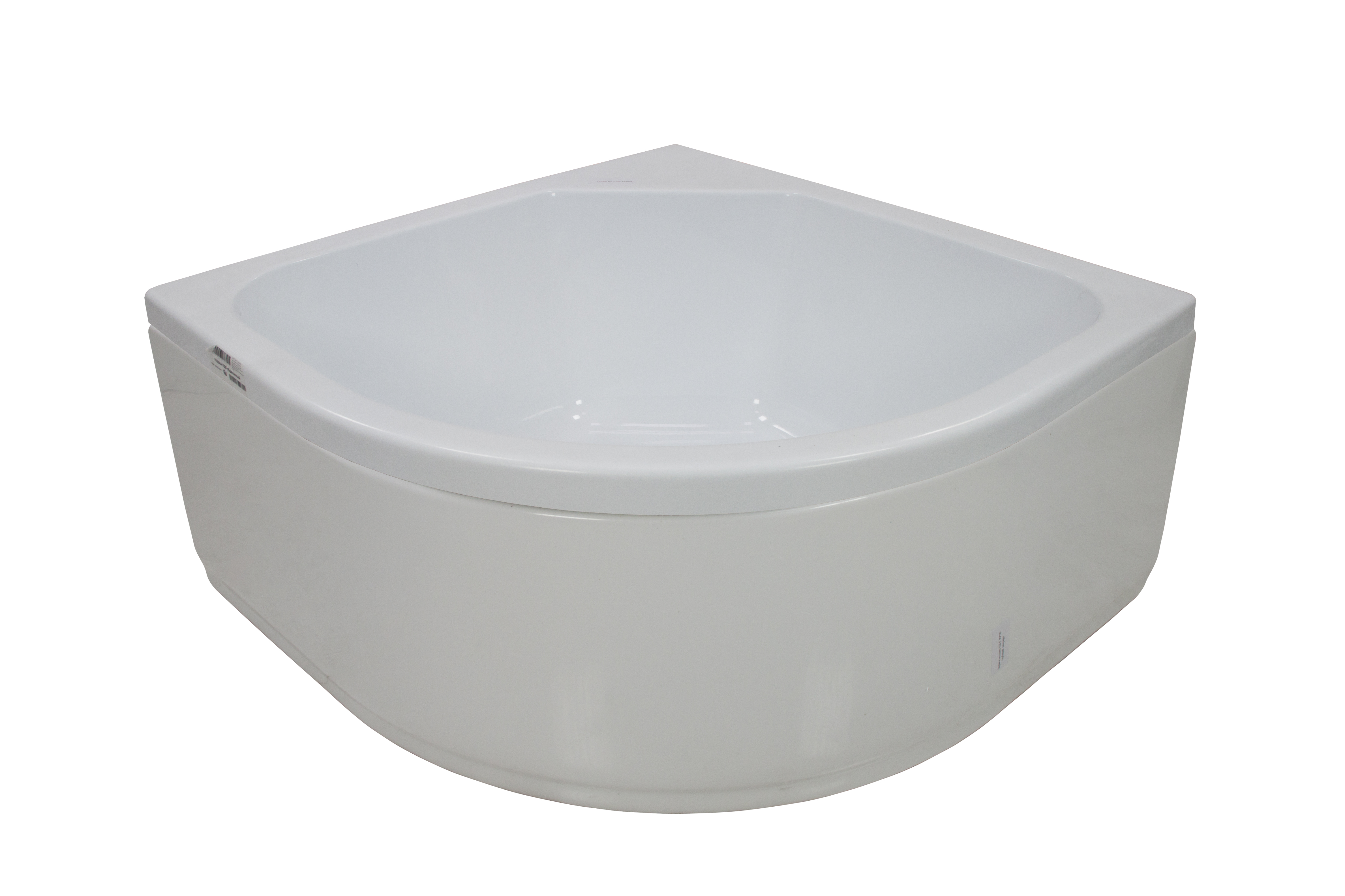 Поддон душевой акриловый 900х900 полукруглый глубокий, без сифона