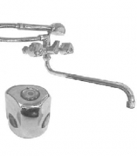 Смеситель для ванны/душа двухручковый Cascata