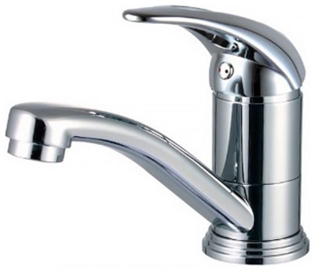 "Веро" смеситель для умывальника, картридж 35мм, хром ZENTA