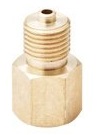 Переходник для манометра 1/4"х1/2" ВР/НР латунь