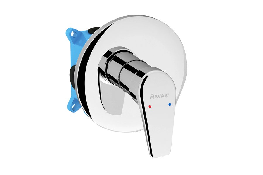 Смеситель скрытого монтажа NEO, для душа, для R-box, без переключателя NO 066.00 RAVAK