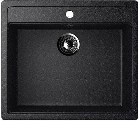 Мойка Ulgran U-104-308 черная 560х495мм