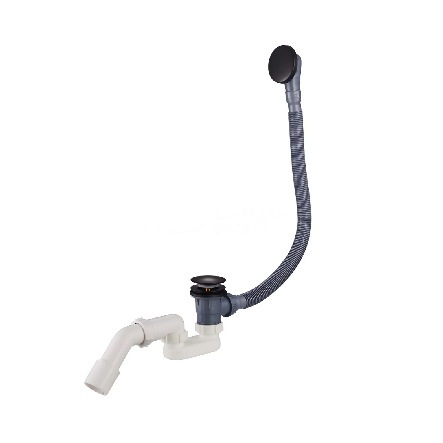 Сифон для ванны автомат, черный R600.31.06 RAGLO