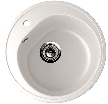 Мойка Ulgran U-101-331 белая D500мм