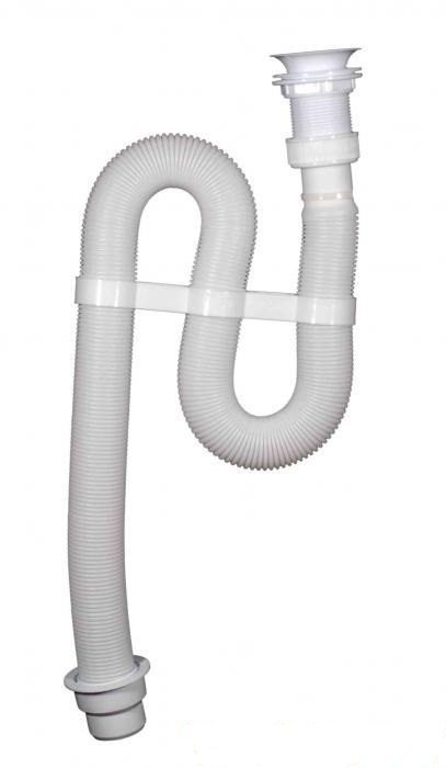 Сифон гофрированный для мойки/умывальника 1 1/2х40/50