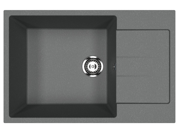 Мойка Ulgran U-602-343 антрацит 760х500мм