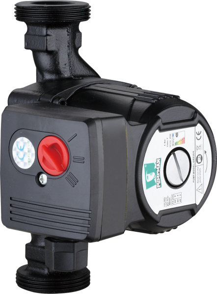 Циркуляционный насос PUMPMAN GRS25/8N (Pmax-225Вт, Hmax-8м, Qmax-150л/мин, 180мм, с гайками и кабелем)