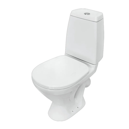 Унитаз-компакт "КАМА" Стандарт 350х650х805 мм Белый S1 (WC.CC/Kama/1-P/WHT.G/S1) SANITA