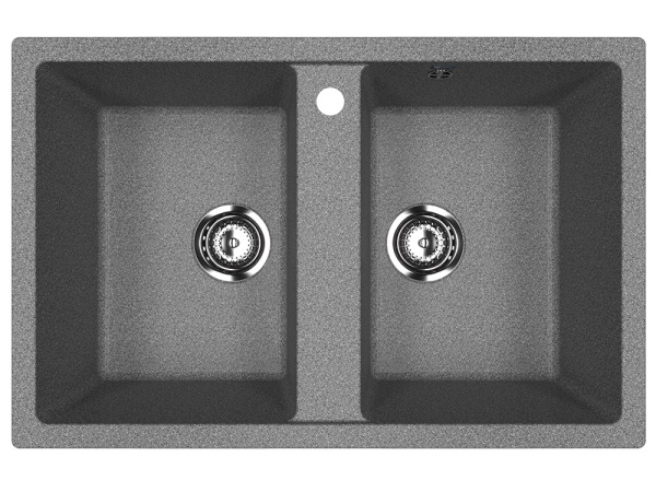 Мойка Ulgran U-608-309 темно-серая 770х500мм