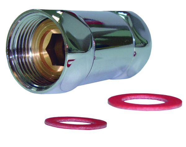 Переходник прямой ВРхВР 1"х1" хром