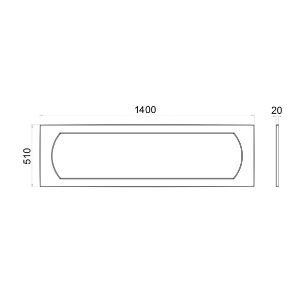 Экран 1ACReal Gamma/Стандарт 1400 фронтальный