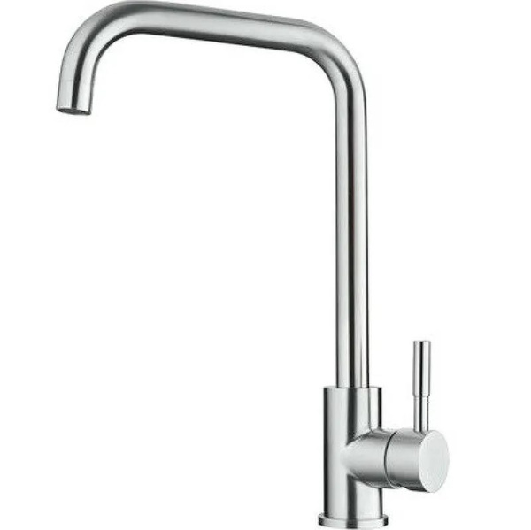 Смеситель для кухни одноручный, с высоким поворотным изливом, нержавеющая сталь SUS 304 Accoona A4490