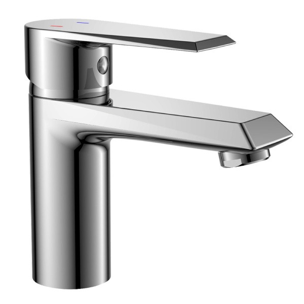 Смеситель для умывальника одноручный монолитный, картридж 35мм, RoSSinka SILVERMIX