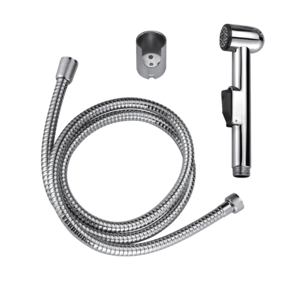 Комплект для биде (лейка+шланг+держатель) RoSSinka SILVERMIX