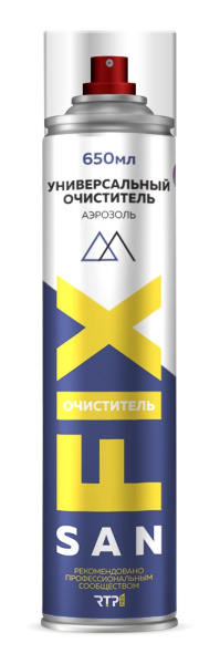 Очиститель универсальный 650 мл, аэрозоль, SANFIX