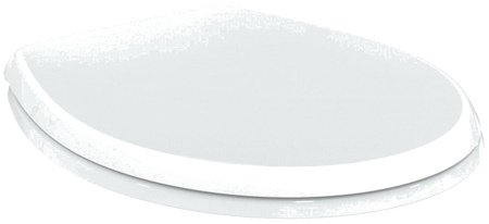 Сиденье "Эседра" и крышка для унитаза T282001, короткая проекция, дюропласт, с функцией плавного закрытия, белый Ideal Standard