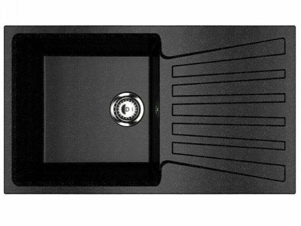 Мойка Ulgran U-703-308 черная 830х480мм