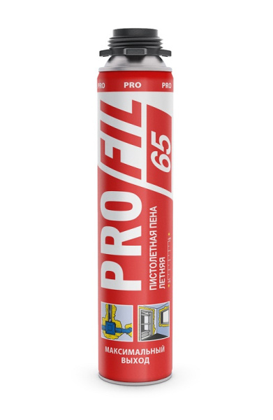 Пена монтажная "Profil 65 PRO" 820мл, под пистолет, +5/+35°C