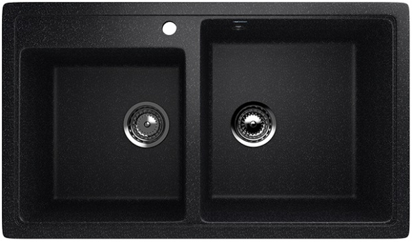 Мойка Ulgran U-200-308 черная 840х485мм
