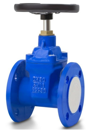 Задвижка 30ч39р чугун Ду65 Ру16 фланцевая, до +120C