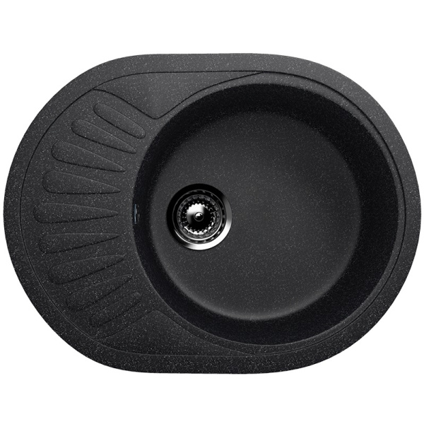 Мойка Ulgran U-107M-308 черная 570х450мм