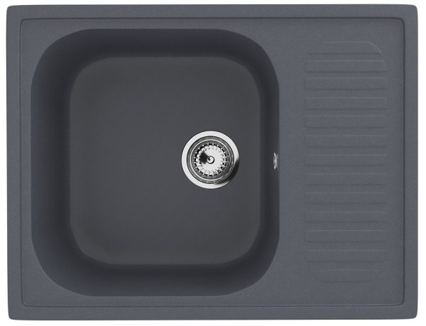 Мойка Ulgran U-202-343 антрацит 640х490мм