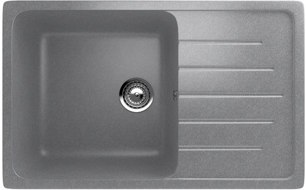 Мойка Ulgran U-400-342 графит 750х495мм